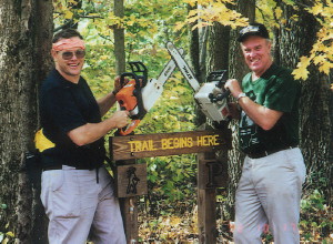 Dueling Chainsaws